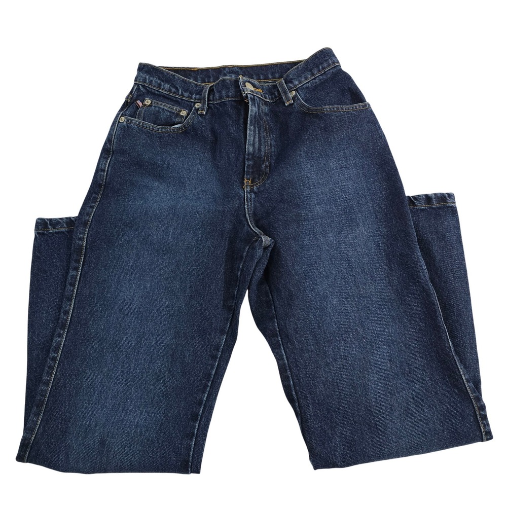 Polo Jeans Company Ralph Lauren Womens‎ Flare Jeans Dark Wash Denim 8